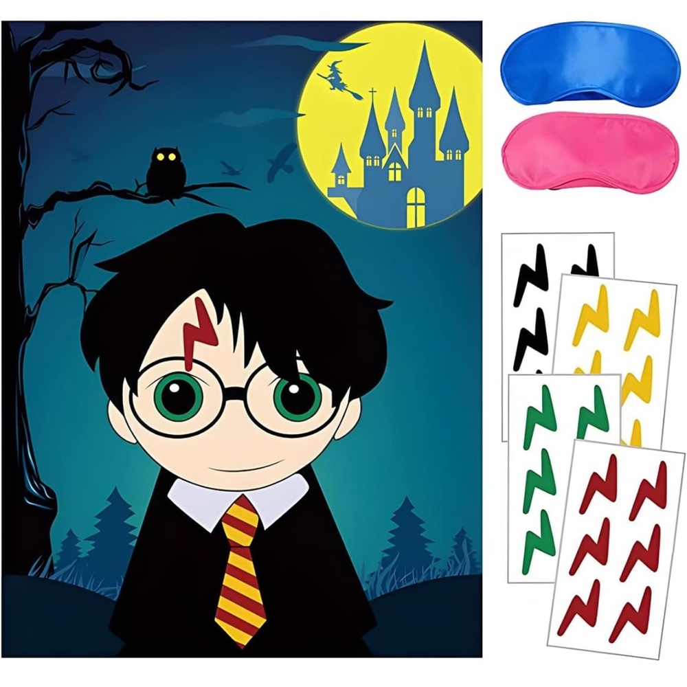 New in package Harry Potter Birthday Pin The Nose on Harry Game